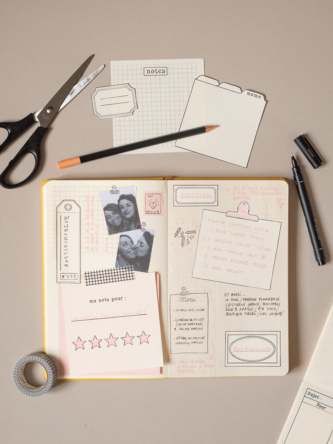 Bloc-Notes artisanal journaling