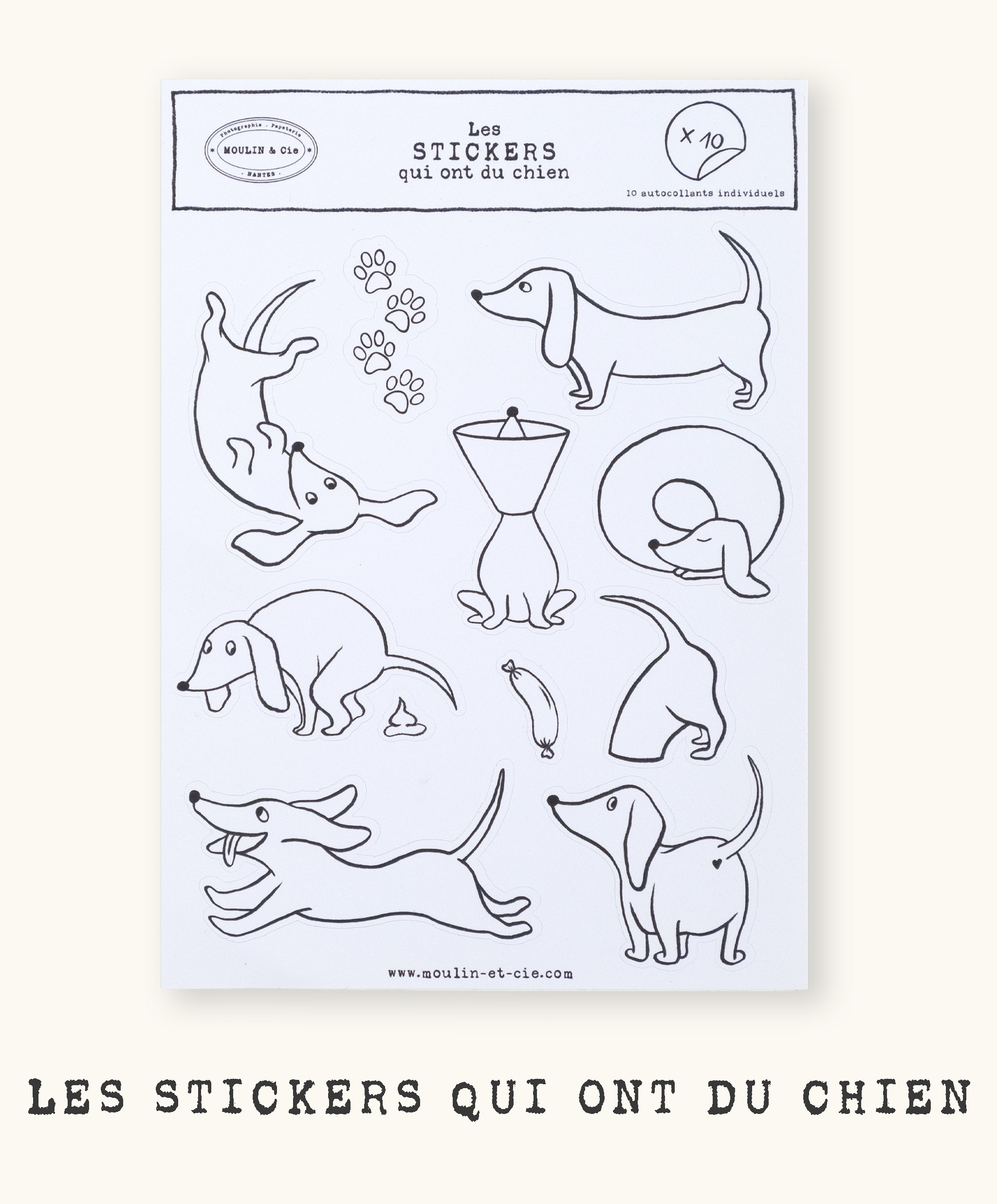 carrousel-planche-stickers planche stickers dessin teckel